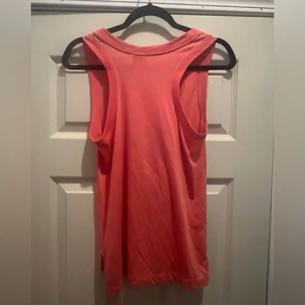 Women's NIKE Racer Back Tank with Large Nike Logo and Swoosh